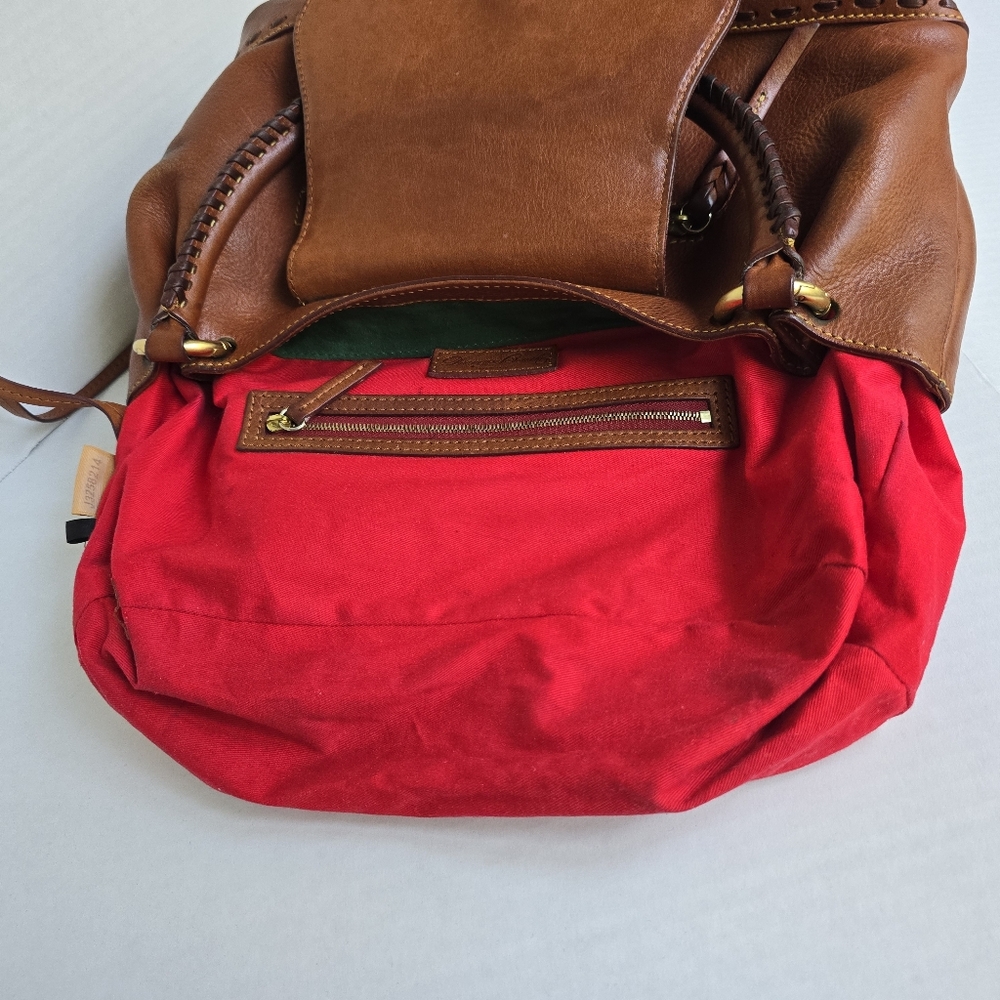 Dooney & Bourke Brown Leather Satchel - Picture 15 of 16